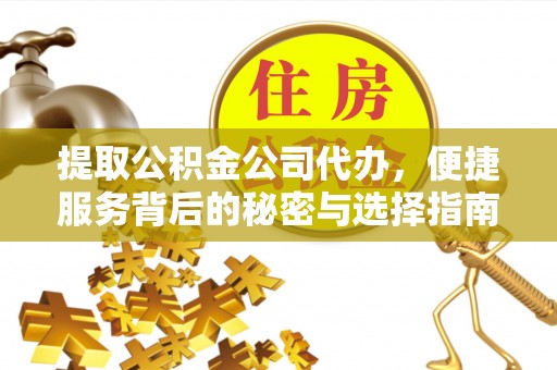 福兴提取公积金公司代办，便捷服务背后的秘密与选择指南